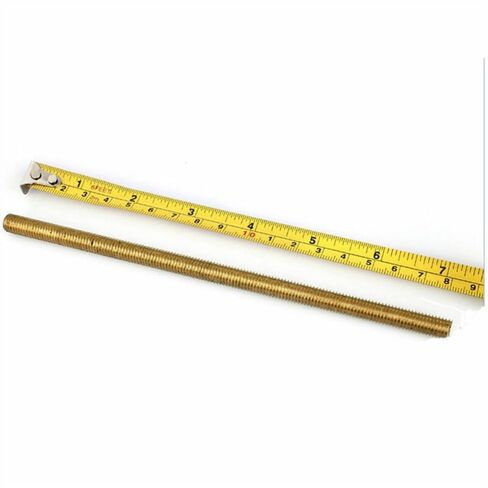 Threaded Rod, Metal Studs, Bolt nut Stud Thread Shaft Rod Bar Stud, Lenth 250 500mm Full Brass Thread Rod, M2 M14 M10 M16 Threaded Brass Rod, D*L 1PC(M8*500MM) in Kuwait