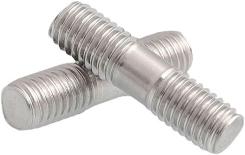 Threaded Rod, Metal Studs, Bolt nut Stud 2pcs Stainless Steel Double End Threaded Rod Bar, M3 M8 Double Head Length 30 130mm Double End Thread Bar(3x170mm) in Kuwait