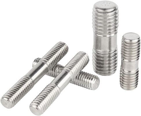 Threaded Rod, Metal Studs, Bolt nut Stud 2pcs Stainless Steel Double End Threaded Rod Bar, M3 M8 Double Head Length 30 130mm Double End Thread Bar(3x170mm) in Kuwait