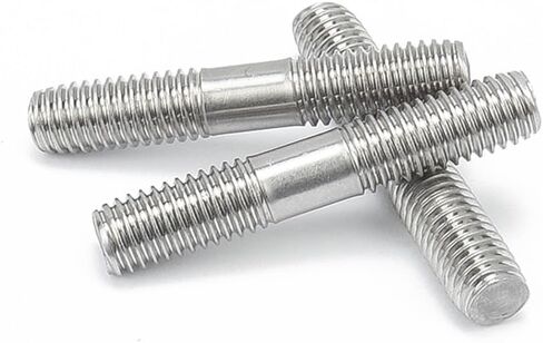 Threaded Rod, Metal Studs, Bolt nut Stud 2pcs Stainless Steel Double End Threaded Rod Bar, M3 M8 Double Head Length 30 130mm Double End Thread Bar(3x170mm) in Kuwait