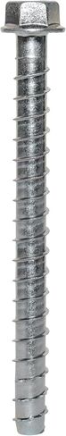 Simpson Strong-Tie THDB62800H 5/8 Inch x 8 Inch, Hex Washer Head, Zinc Plated Titen HD Heavy-Duty Screw Anchor for Concrete, Easy Installation (Pack of 10) in Saudi Arabia
