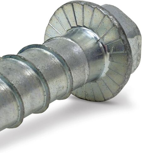 Simpson Strong-Tie THDB62800H 5/8 Inch x 8 Inch, Hex Washer Head, Zinc Plated Titen HD Heavy-Duty Screw Anchor for Concrete, Easy Installation (Pack of 10) in Saudi Arabia