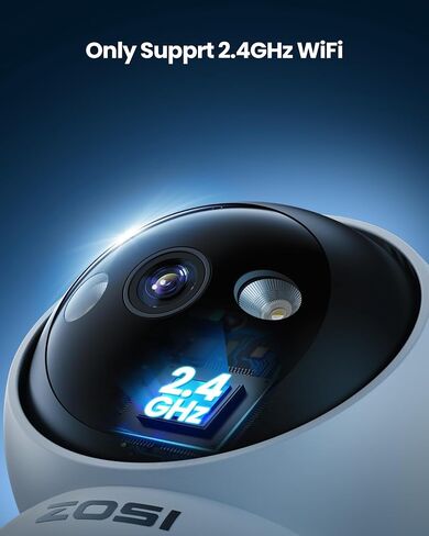 ZOSI C518 4MP Indoor Pan/Tilt Smart Home Security Camera for Pet Dog Baby Nanny Monitor,2.4G/5G Dual-Band Plug-in WiFi Cam,Auto-Tracking,Night Vision,Human Detection,2 Way Audio,Cloud&SD Card Storage in Saudi Arabia