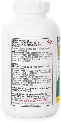 ComStar Piranha - Crystal Flakes, Non-Acid Drain Cleaner That Dissolves Grease, Hair & Root Growth in Sewer Lines Instantly, Made in USA, 2 Pounds (30-600) in Saudi Arabia