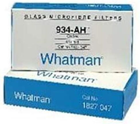 Whatman 1827-021-DS Glass Microfiber Binder Free Filter, 1.5 Micron, 3.7 s/100mL Flow Rate, Grade 934-AH, 21 mm Diameter (Pack of 100) in Saudi Arabia