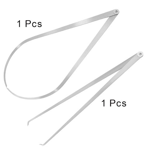 HARFINGTON Firm Joint Inside Outside Caliper Set 600mm 24 Inch 410 Stainless Steel Firm Friction Joint for External Internal Measurements in Kuwait