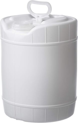 Hudson Exchange 5 Gallon Winpak تعامل مع حاوية آمنة للأطعمة مع CAP و HDPE و White (2 عبوة) in Kuwait