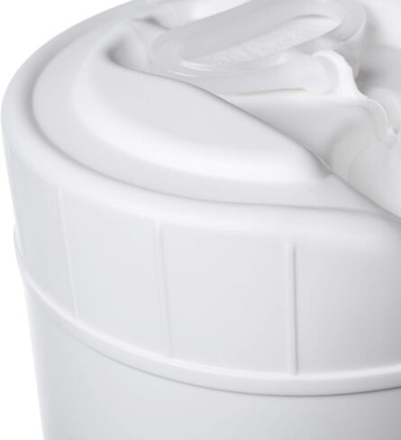 Hudson Exchange 5 Gallon Winpak تعامل مع حاوية آمنة للأطعمة مع CAP و HDPE و White (2 عبوة) in Kuwait