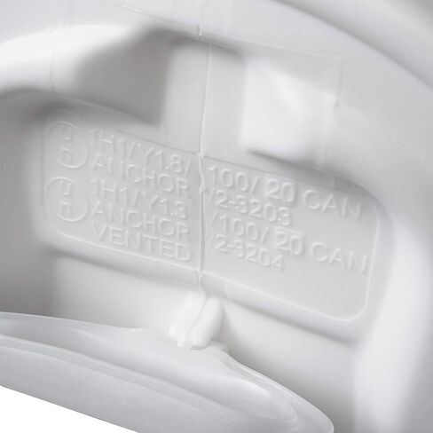 Hudson Exchange 5 Gallon Winpak تعامل مع حاوية آمنة للأطعمة مع CAP و HDPE و White (2 عبوة) in Kuwait