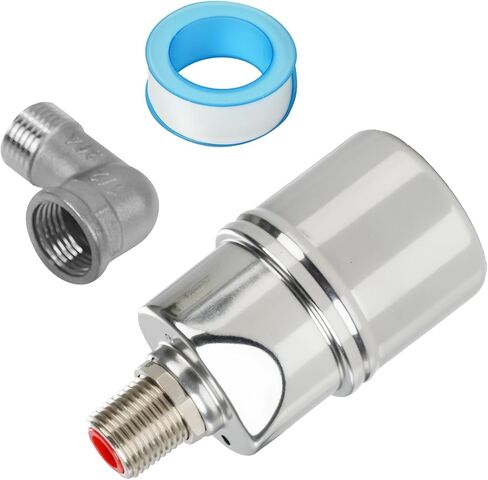 صمام تعويم مع 1/2 "، 3/4" ، 1 "محولات -304 صمام ماء من الفولاذ المقاوم للصدأ ، التحكم التلقائي بالكامل في خزانات الماء ، أحواض السمك ، حوض الثروة الحيوانية ، حمامات السباحة ، تقطير وبرك in Kuwait