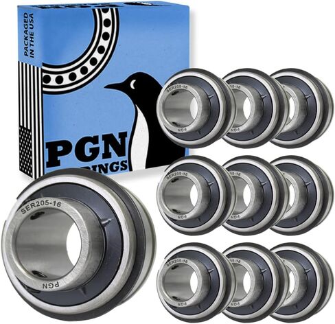(10) PGN Ser205-16 - 1 "التجويف - إدراج محمل الكرة مع حلقة المفاجئة ومجموعة براغي - ER16 ER -16 ER205-16 in Kuwait