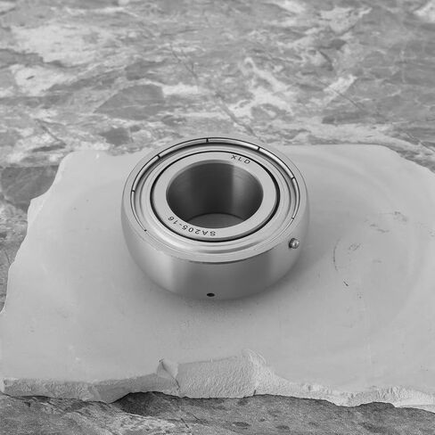 eMagTech 2pcs SA205-16 Eccentric Collar Locking Insert Bearing Suitable for Automobile Industry Papermaking Machinery Agricultural Machinery Inner 25.4mm, Diameter 52mm in Saudi Arabia