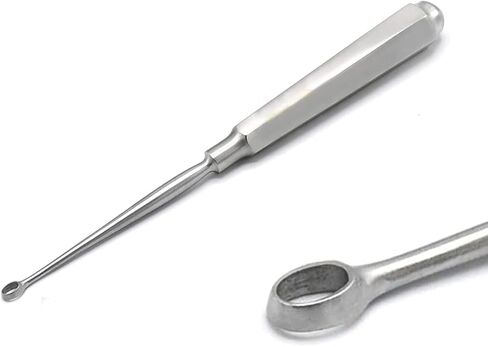 Piffard Dermal Curettes 5MM Oval Shape Cup 6 1/4" Ent Instruments by G.S Online Store in Saudi Arabia