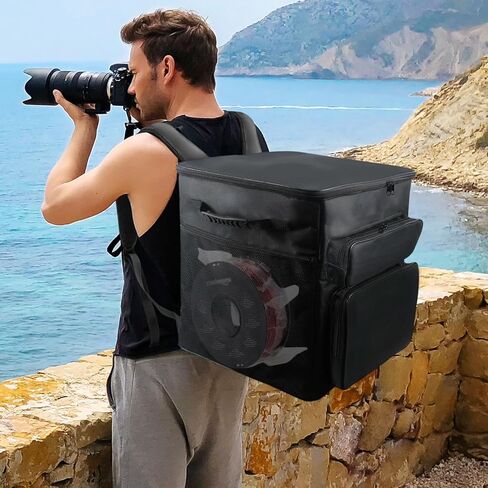 حقيبة حمل لـ Flashforge Adventurer 5M/5M PRO 3D الطابعة ، حقيبة سفر ذات طابعة ثلاثية الأبعاد محمولة مع جيوب كبيرة ملحق ، حزام قابل للتعديل in Kuwait