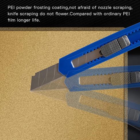 Double Sided Textured PEI Sheet for Voron 2.4,355x355mm/13.9x13.9inch,Flexible Spring Steel Build Platewith Magnetic Base for Voron 2.4 350,Sovol SV03, RepRap 3D Printer. in Saudi Arabia