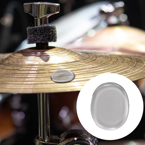 30 PCS Drumpeners Round Round Gel Drum Pads Soft Silicone Pads Palcs Plads Plads Mute Cute Palcs Multicolored MUNTING RECKERING FOR CYMBALS CONTRIN in Saudi Arabia