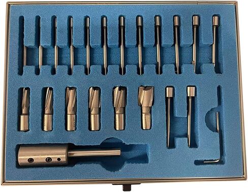 Prolinemax 21 Pc HSS Interchangeable Pilot Counterbore Set Straight Shank in Saudi Arabia
