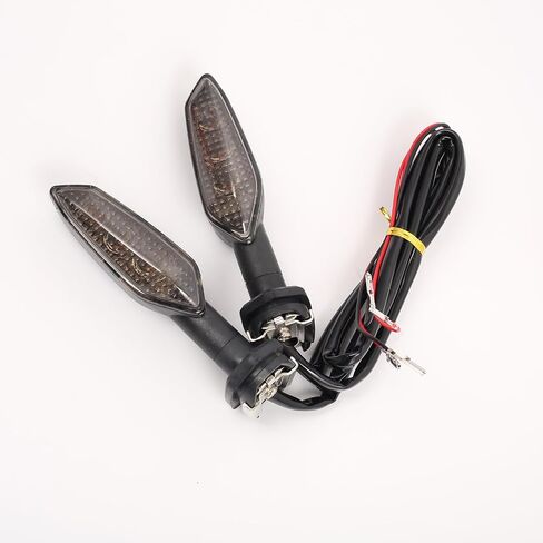 Tail Tidy Kit for Z650 ER650 Ninja650 EX650 2017-2024. مجموعة أدوات إخراج Fender مجهزة زاوية - حامل لوحة ترخيص قابل للتعديل ، مصباح لوحة الترخيص ، التوصيل والتشغيل أضواء إشارة الدوران (واضح) in Kuwait