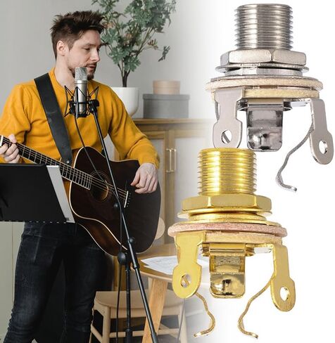 Ulfsaar Full-contact Output Jack for Guitar/Bass, with Mounting Hardware in Saudi Arabia