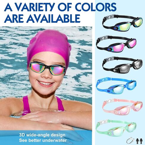 FLUTESAN 6 Pack Swimming Goggles البالغين الأطفال المضادين للضباب in Saudi Arabia
