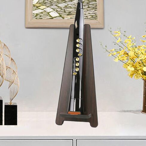 حامل أدوات الرياح الكهربائية العامة ، دعم الأدوات ، حامل أدوات الرياح الرقمية المحمولة ، Aerophone Stand للمبتدئين المبتدئين ، بني داكن in Saudi Arabia