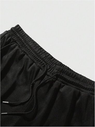 Floerns Men's 2 in 1 Running Shorts Cross Print Athletic Gym Workout Shorts with Compression Liner in Saudi Arabia