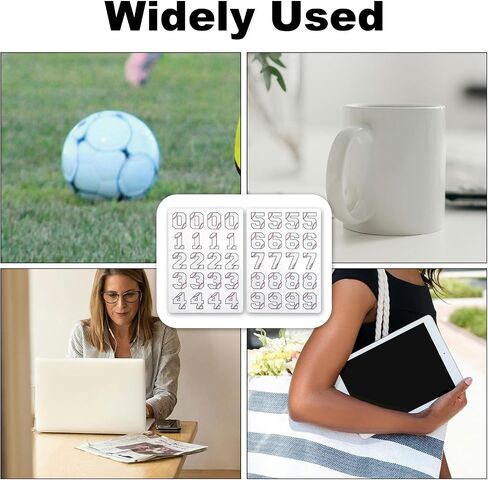 ملصقات رقم خوذة 200 مساءً ، شارات رياضية رقمية ذاتية للهوكي والخوذات في لعبة البيسبول وأرقام مضادة للماء لتحديد اللاعب (أبيض) in Saudi Arabia