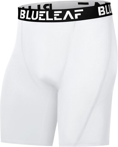 Blueleaf Men's Compression Shorts Sports Running Spandex Shorts Performance Athletic Workout Base Layer Underwear in Kuwait