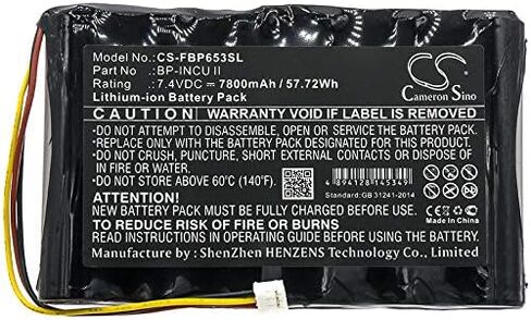 7800mAh/7.4v بطارية بديلة للفلوك مشع بمحلل دافئ Bioal Incu II حاضنة Bp-incu II in Saudi Arabia