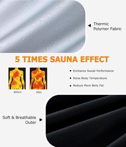 TrainingGirl Sauna Sweat Suit for Women Waist Trainer Workout Faja Weight Vest Body Shaper Shirt Band in Kuwait
