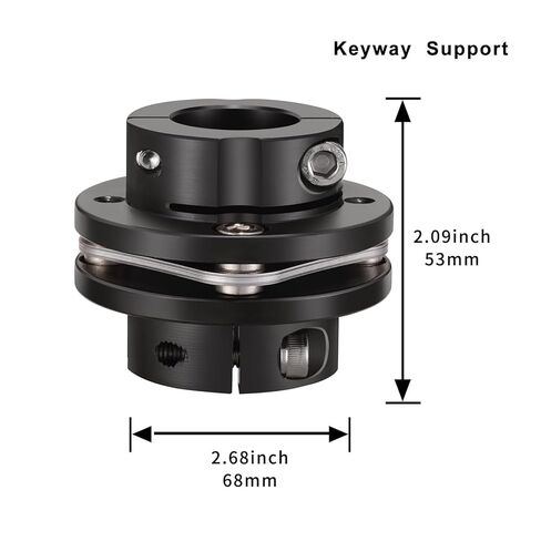 1pc 45# Steel Type 8mm 10mm 12mm 15mm 16mm Single Disc Coupling(24x24) in Kuwait