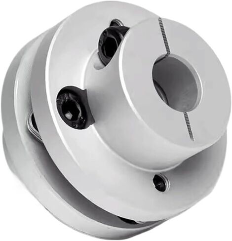 1pcs D39L34 Aluminum Alloy Stepped Single Membrane Flange Coupling Motor Connector(6x6mm) in Saudi Arabia
