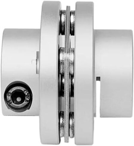 1pcs D39L34 Aluminum Alloy Stepped Single Membrane Flange Coupling Motor Connector(6x6mm) in Saudi Arabia