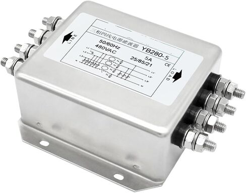 Three-Phase Four-Wire Power Filter 380V Anti-Interference Frequency Conversion servo Drive YB280YB480YB780(YB480 20A Dual Stage Filtering) in Saudi Arabia
