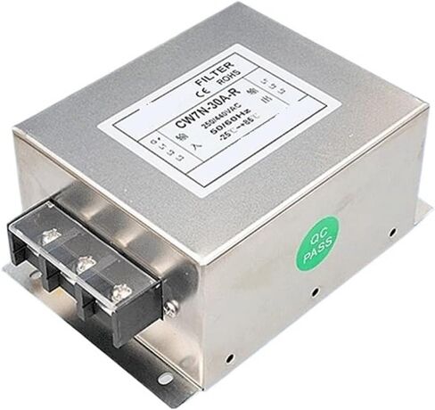 CW7N Three-Phase Three-Wire AC Variable Frequency Power Filter 380V220 Anti-Interference Purifier Terminal(Three Phase Terminal CW7N 20A R) in Saudi Arabia