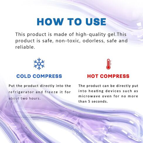 Postpartum Cold Pack, Perineal Cooling Pad Pregnancy & Hemorrhoid Pain Relief, Postpartum Ice Pack Pads with 2 Washable Sleeves (Blue (4 ice Pack+2 Fabric Cover)) in Kuwait