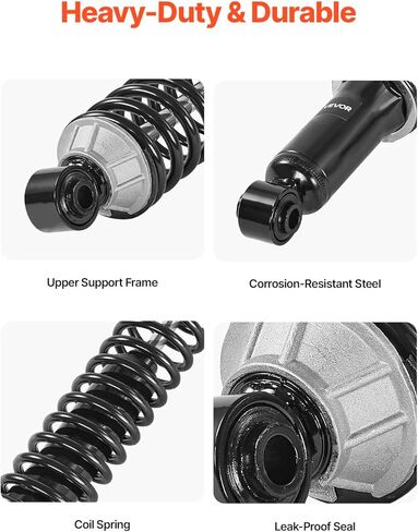 مجموعة Strutber Strutber Strutber Front Front ، صدمة 2PCs وتجميع الدعامة مع لفائف الربيع ، FIT 2007-2012 GMC Acadia ، 2008-2012 Buick Enclave ، 2009-2012 Chevrolet Traverse ، استبدل OE 11680/172518 in Saudi Arabia