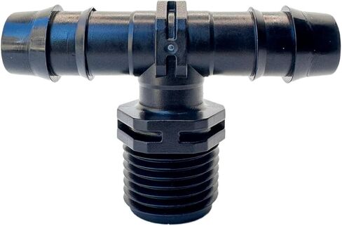 1/2" Barbed Fittings .520" ID (16 mm)(Black)(10 Packs) (ADAPTER TEE) in Kuwait