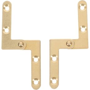 Uonlytech 2pcs 180 Copper Butt Butted مفصلات قابلة للتدوير للأبواب المخفية سهلة التثبيت غير المرئي للتشغيل السلس والجاذبية الجمالية in Kuwait