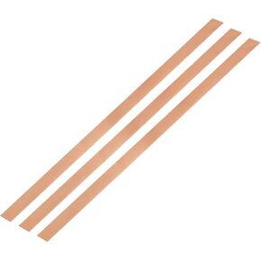 MECCANIXITY 3Pcs 15.8" x 3/5" Copper Flat Bar,3/64 Thickness Copper Bar Stock for Grounding Systems Architectural Projects in Kuwait