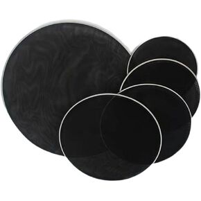 5 قطع طبلة رأس الطبلة طبلة الرأس ، الجلد مزدوج الشبكات ممارسة بهدوء صامت كتم طبل رأس الأسطوان in Kuwait