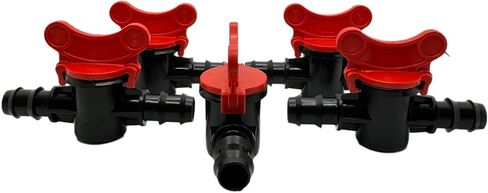 1/2" Barbed Fittings .520" ID (16 mm)(Black)(10 Packs) (ADAPTER TEE) in Kuwait