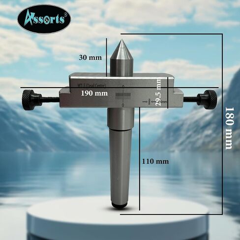 LATHE'S TAILSTOCK ATTACHMENT FOR METAL-TURNING IN TAPER PROFILE // EASY ENGINEERING MACHINE TOOL ACCESSORIES TO GIVE FREEDOM FROM OFF-SETTING THE TAILSTOCK OF YOUR LATHE MACHINE (MORSE TAPER 1MT) in Saudi Arabia