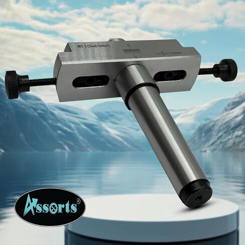LATHE'S TAILSTOCK ATTACHMENT FOR METAL-TURNING IN TAPER PROFILE // EASY ENGINEERING MACHINE TOOL ACCESSORIES TO GIVE FREEDOM FROM OFF-SETTING THE TAILSTOCK OF YOUR LATHE MACHINE (MORSE TAPER 1MT) in Saudi Arabia