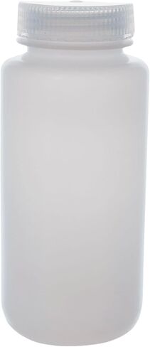 Eisco -500 مل من زجاجات الكاشف العقيمة العقيمة HDPE مع أغطية البولي بروبيلين ، حزمة من 12 ، حاويات مختبر غير قابلة للاشماحة ، من -100 إلى 120 درجة مئوية in Saudi Arabia