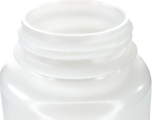 Eisco -500 مل من زجاجات الكاشف العقيمة العقيمة HDPE مع أغطية البولي بروبيلين ، حزمة من 12 ، حاويات مختبر غير قابلة للاشماحة ، من -100 إلى 120 درجة مئوية in Saudi Arabia