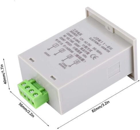 العداد الإلكتروني ، JDM11-6H لا عداد الجهد 6 أرقام ترحيل عداد العرض الرقمي LED إلكتروني (AC/DC12V) in Kuwait
