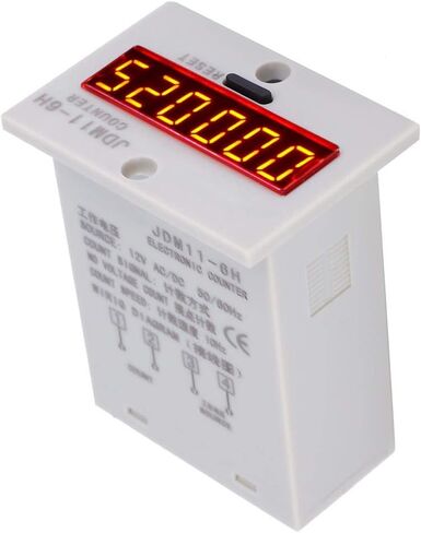 العداد الإلكتروني ، JDM11-6H لا عداد الجهد 6 أرقام ترحيل عداد العرض الرقمي LED إلكتروني (AC/DC12V) in Kuwait