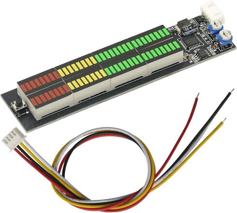 Audio Level Indicator Stereo Music Spectrum LED Light Amplifier VU Meter for Car MP3 Player Light Atmosphere Lamps in Saudi Arabia