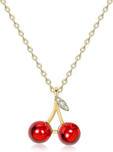 18K Gold Plated Cute Animal Whale Necklace with Blue Zirconia Ocean Necklace 16"+2" Chain Gift for Women Choker in Kuwait